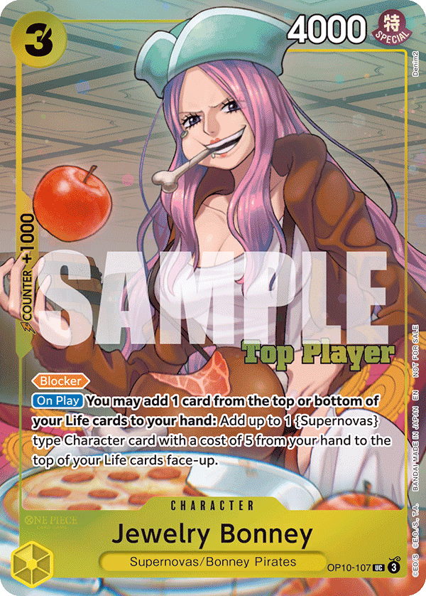 Jewelry Bonney (CS 25-26 Top Player Pack Vol. 2) One Piece card (OP10-107, Promotion Cards)