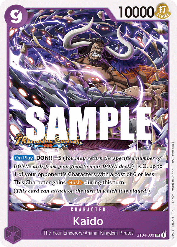 Kaido (Tournament Pack Vol. 5) One Piece card (ST04-003, Promotion Cards)