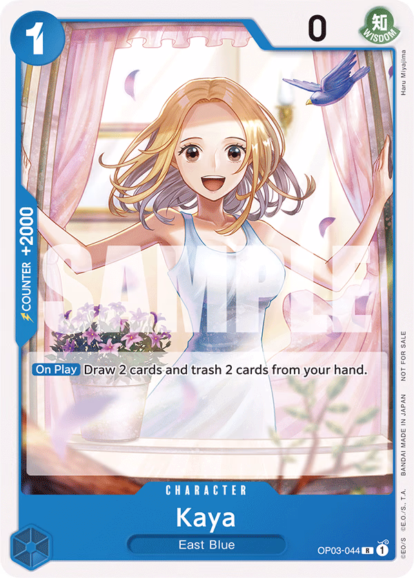 Kaya (Tournament Pack Vol. 6) One Piece card (OP03-044, Promotion Cards)