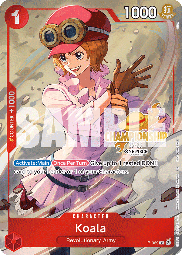 Koala (CS 25-26 Event Pack) One Piece card (P-069, Promotion Cards)