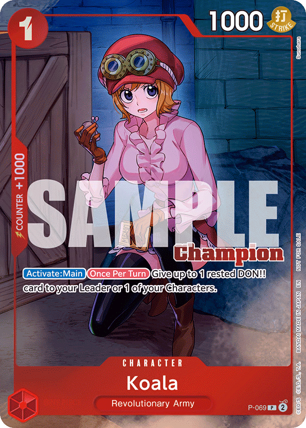 Koala (CS 25-26 Winner Card Set 2) One Piece card (P-069, Promotion Cards)