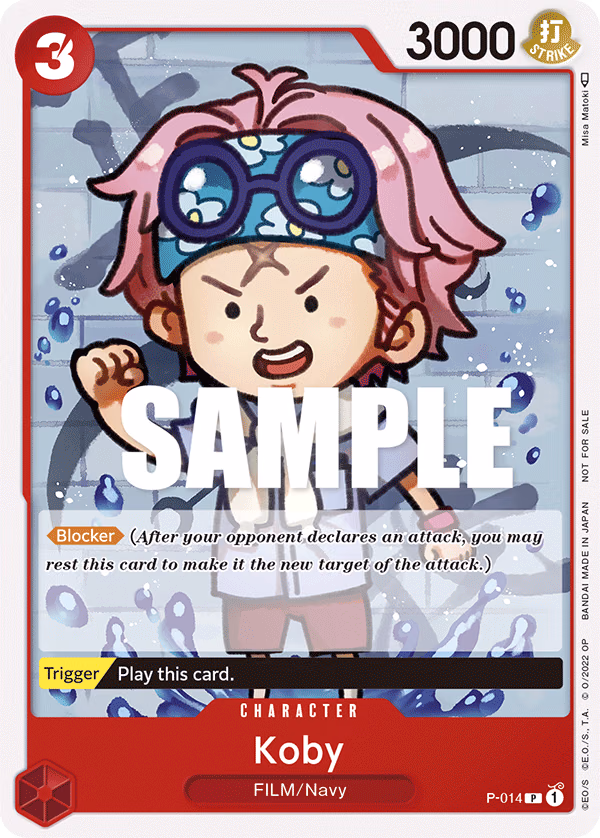 Koby (One Piece Film Red) One Piece card (P-014, Promotion Cards)