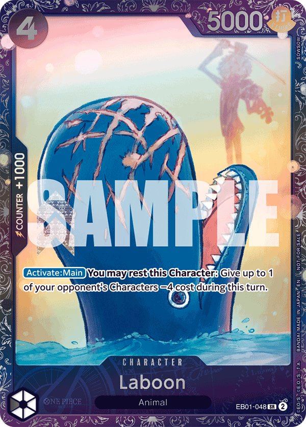 Laboon (Treasure Cup 2025) One Piece card (EB01-048, Promotion Cards)