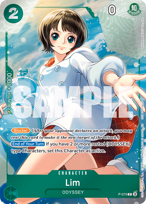 Lim (Event Pack Vol. 6) One Piece card (P-079, Promotion Cards)