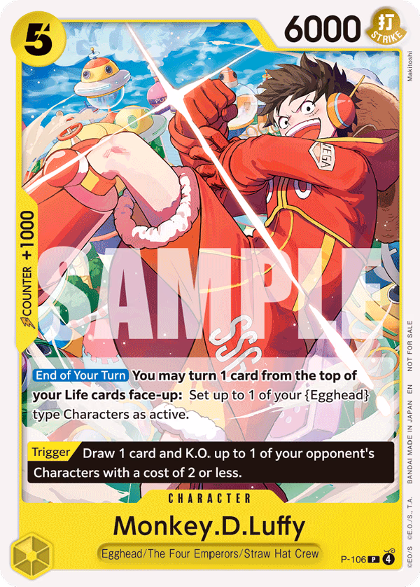 Monkey.D.Luffy (Store Tournament 2025 Vol. 4) One Piece card (P-106, Promotion Cards)