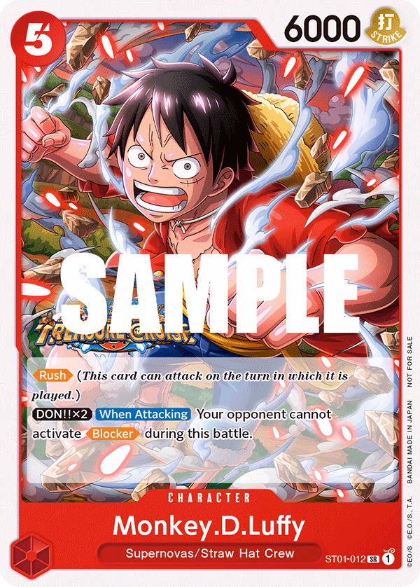 Monkey.D.Luffy (Tournament Pack Vol. 5) One Piece card (ST01-012, Promotion Cards)