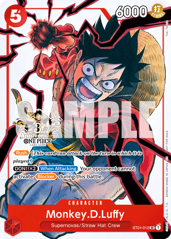 Monkey.D.Luffy (Winner Pack Vol. 5) One Piece card (ST01-012, Promotion Cards)
