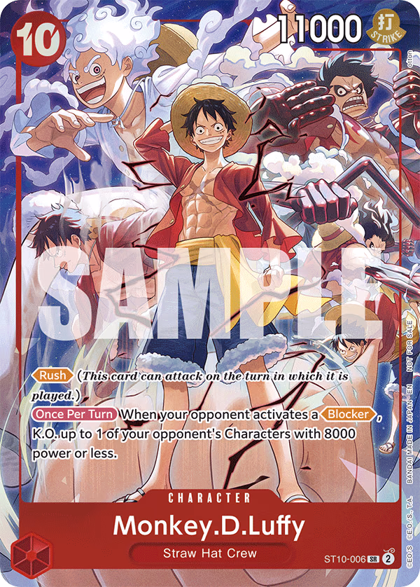 Monkey.D.Luffy (One Piece Day Dallas 2025) One Piece card (ST10-006, Promotion Cards)