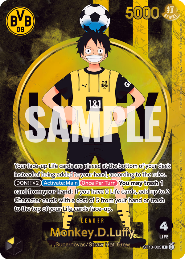 Monkey.D.Luffy (Premium Card Collection -Leader Collection-) One Piece card (ST13-003, Promotion Cards)