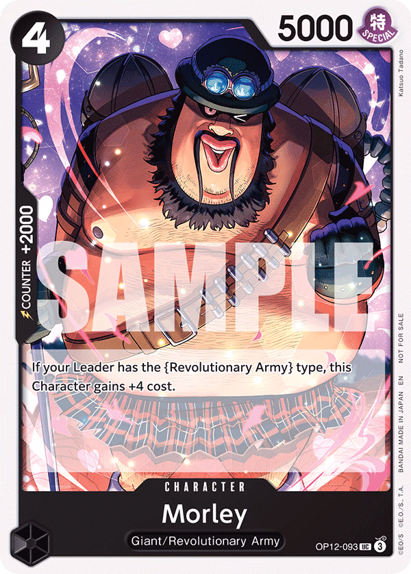 Morley (Tournament Pack 2026 Vol. 1) One Piece card (OP12-093, Promotion Cards)