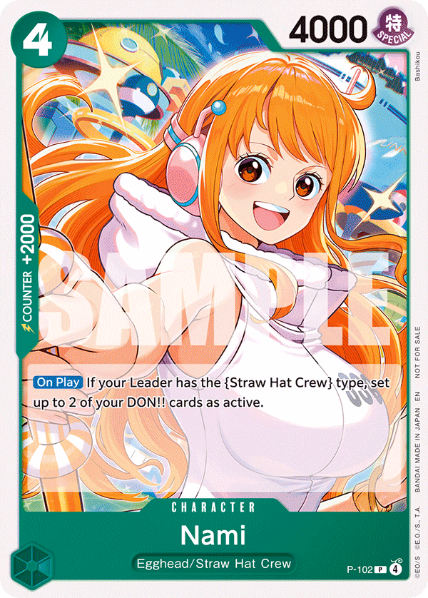 Nami (Tournament Pack 2026 Vol. 2) One Piece card (P-102, Promotion Cards)