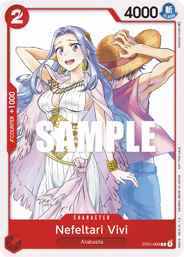 Nefeltari Vivi (OP-03 Pre-Release Tournament Participant) One Piece card (ST01-009, Promotion Cards)