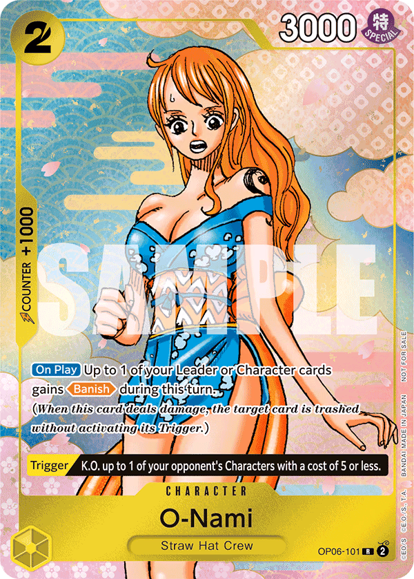 O-Nami (Event Pack Vol. 5) One Piece card (OP06-101, Promotion Cards)