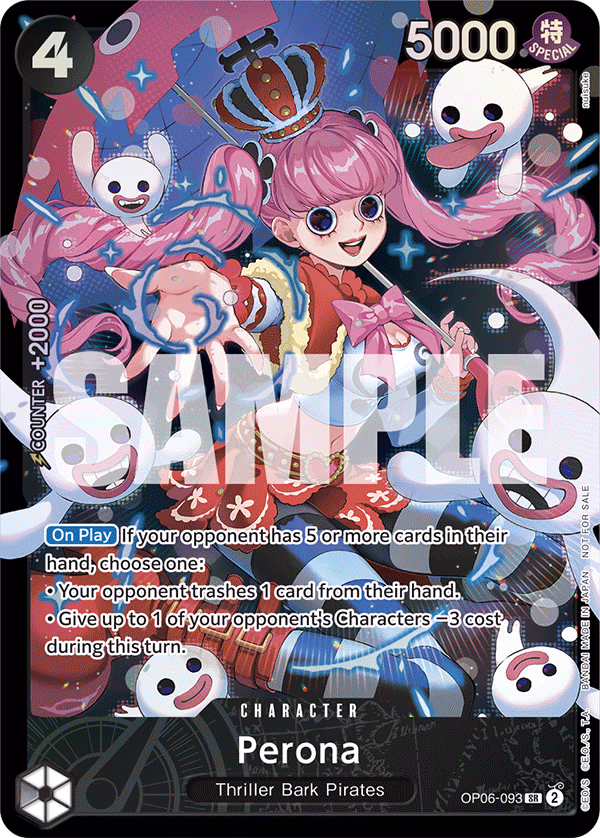 Perona (Store Treasure Cup 2024) One Piece card (OP06-093, Promotion Cards)