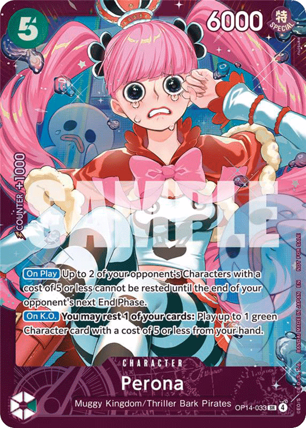 Perona (Extra Grand Battle for Stores 2026) One Piece card (OP14-033, Promotion Cards)