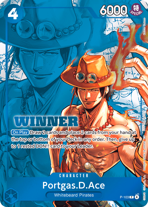 Portgas.D.Ace (Winner Pack 2026 Vol. 2) One Piece card (P-103, Promotion Cards)
