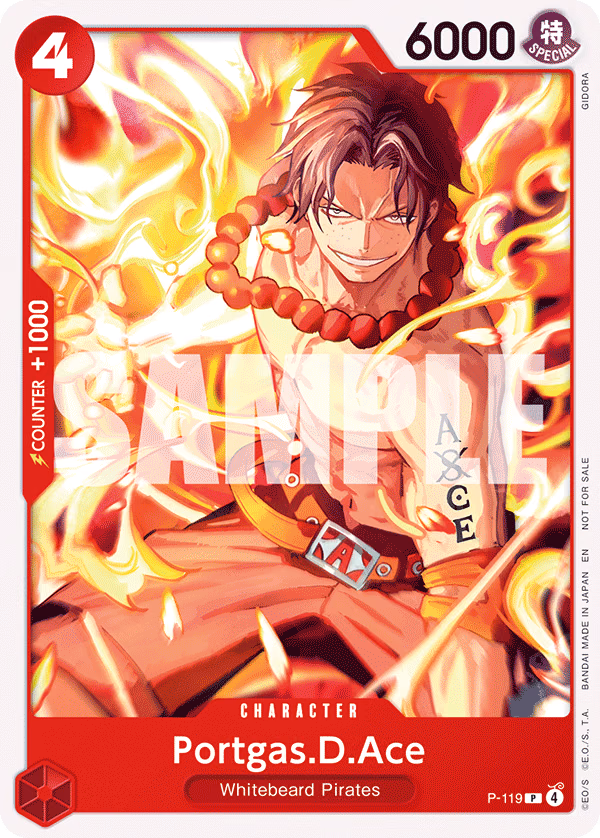 Portgas.D.Ace (Pirates Party 2026 Vol. 1) One Piece card (P-119, Promotion Cards)
