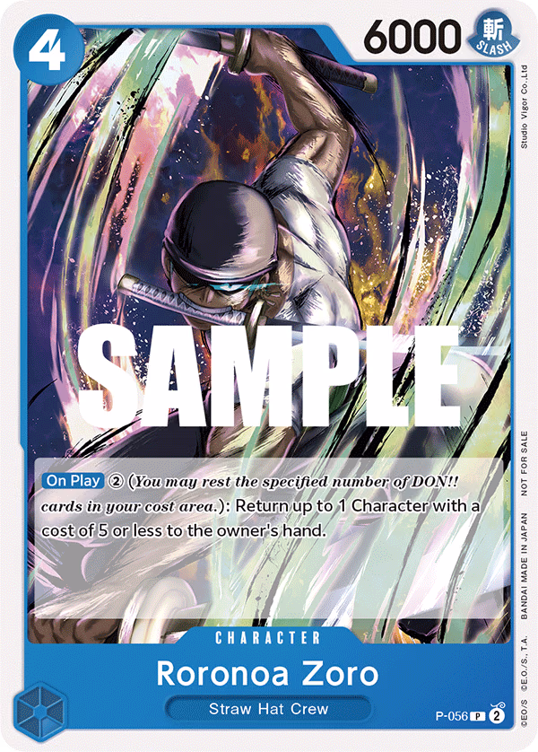 Roronoa Zoro (Sealed Battle Kit Vol. 1) One Piece card (P-056, Promotion Cards)