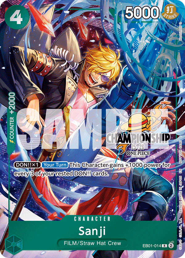 Sanji (CS 25-26 Celebration Pack) One Piece card (EB01-014, Promotion Cards)