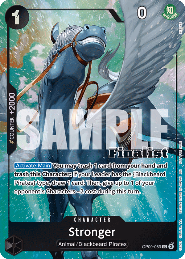 Stronger (CS 25-26 Finalist Card Set 2) One Piece card (OP09-089, Promotion Cards)