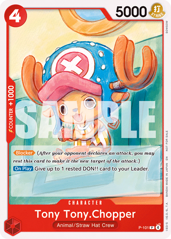 Tony Tony.Chopper (Tournament Pack 2026 Vol. 2) One Piece card (P-101, Promotion Cards)