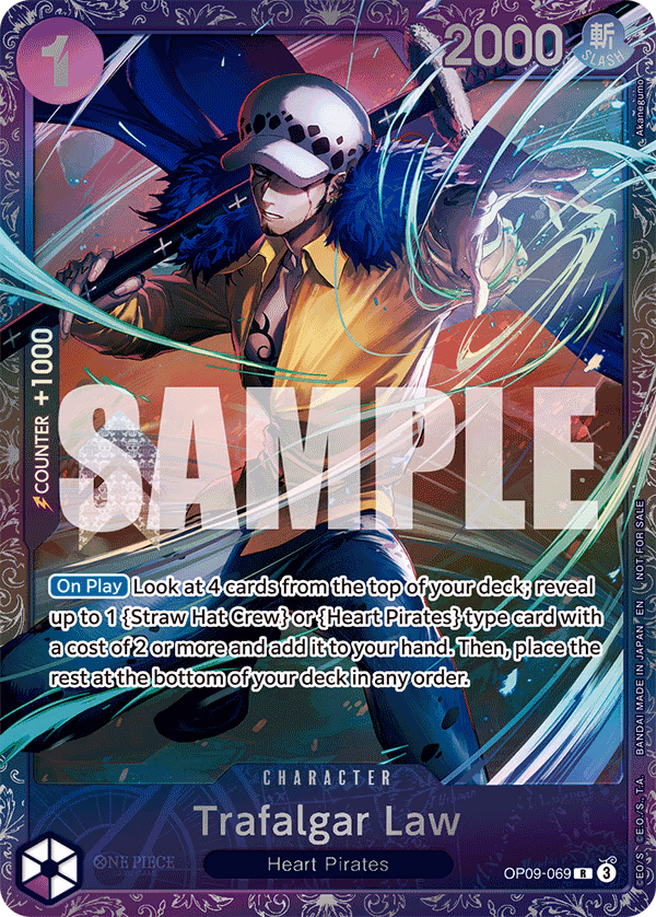 Trafalgar Law (Treasure Cup 2025) One Piece card (OP09-069, Promotion Cards)