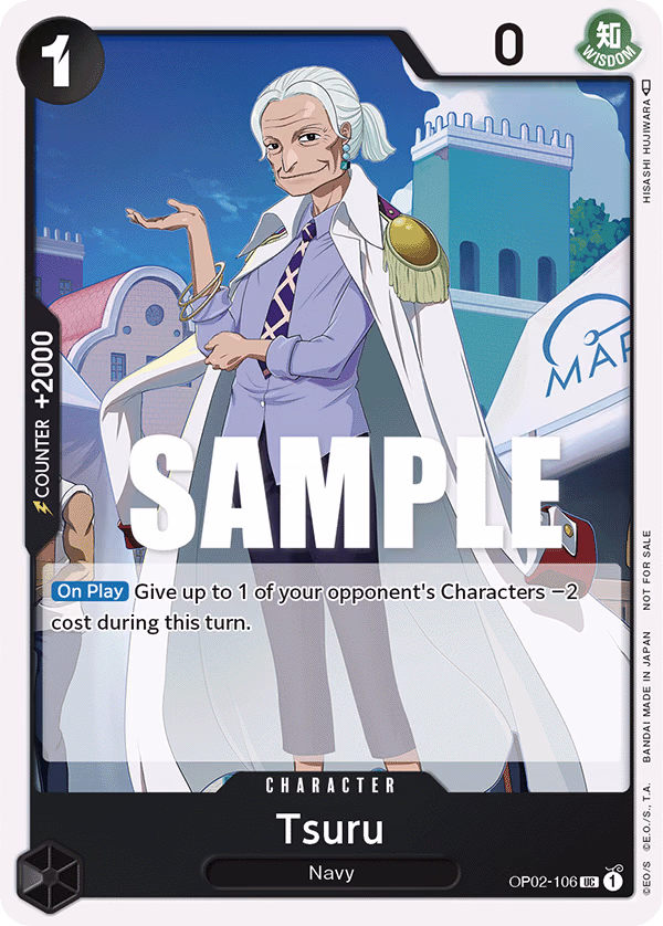 Tsuru (CS 2023 Event Pack) One Piece card (OP02-106, Promotion Cards)