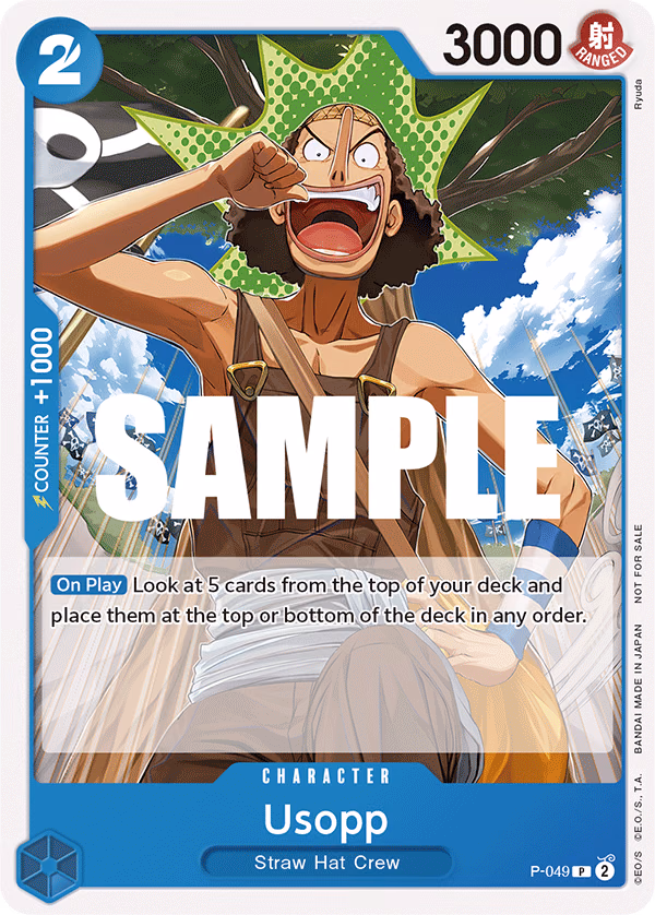 Usopp (Sealed Battle Kit Vol. 1) One Piece card (P-049, Promotion Cards)