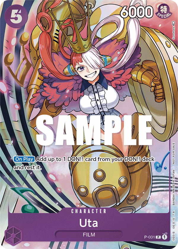 Uta (Event Pack Vol. 1) One Piece card (P-031, Promotion Cards)