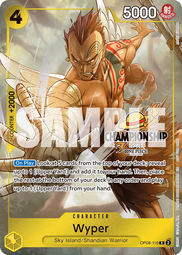 Wyper (CS 25-26 Celebration Pack) One Piece card (OP08-110, Promotion Cards)