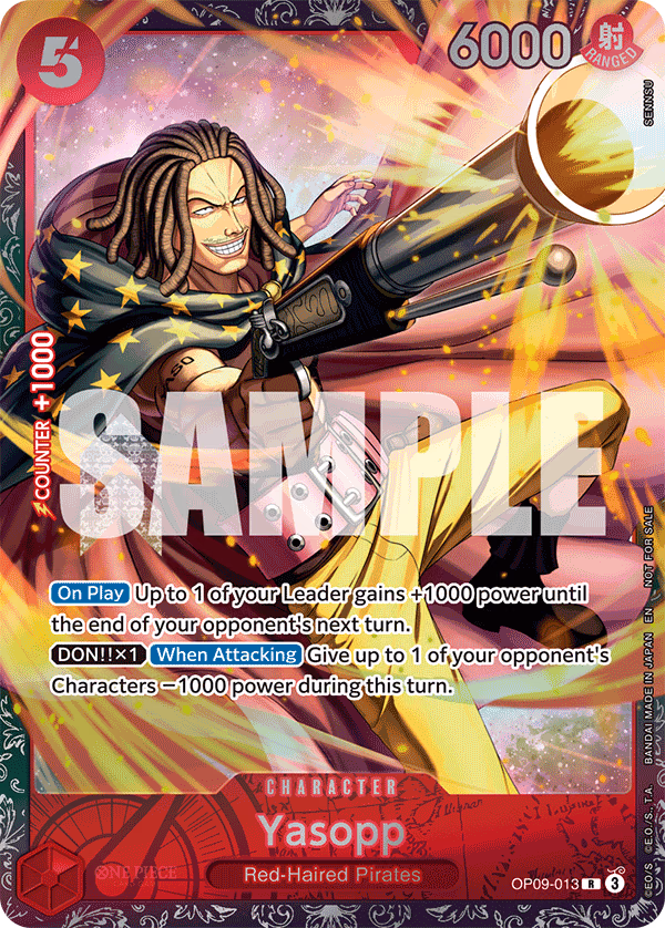 Yasopp (Championship 25-26 Offline Regionals Season 2) One Piece card (OP09-013, Promotion Cards)