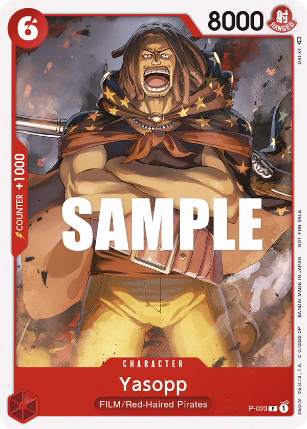 Yasopp (One Piece Film Red) One Piece card (P-023, Promotion Cards)