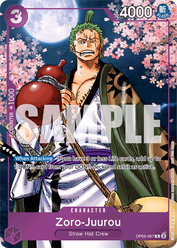 Zoro-Juurou (Event Pack Vol. 5) One Piece card (OP05-067, Promotion Cards)