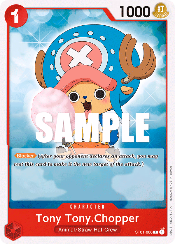 Tony Tony.Chopper One Piece card (ST01-006, Starter Deck 1: Straw Hat Crew)