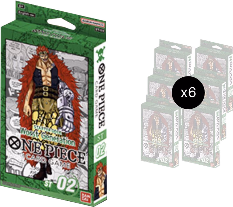 One Piece ST-02: Starter Deck 2 Worst Generation Starter Deck 2: Worst Generation Display