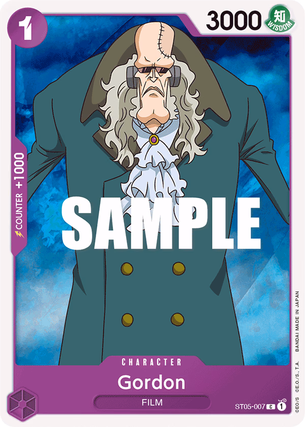 Gordon One Piece card (ST05-007, Starter Deck 5: Film Edition)