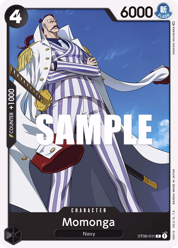 Momonga One Piece card (ST06-011, Starter Deck 6: Absolute Justice)