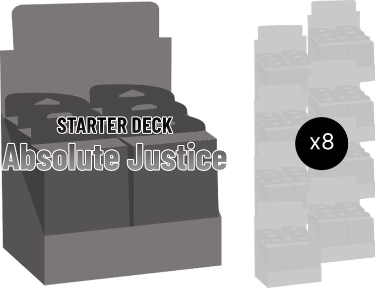 One Piece Starter Deck 6: Absolute Justice Display Case