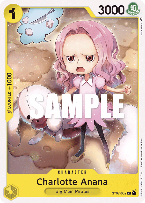 Charlotte Anana One Piece card (ST07-002, Starter Deck 7: Big Mom Pirates)