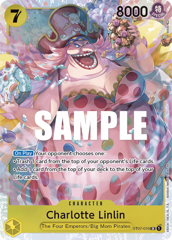 Charlotte Linlin One Piece card (ST07-010, Starter Deck 7: Big Mom Pirates)