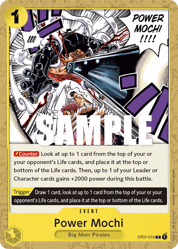 Power Mochi One Piece card (ST07-016, Starter Deck 7: Big Mom Pirates)