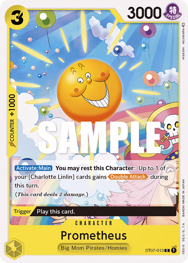 Prometheus One Piece card (ST07-013, Starter Deck 7: Big Mom Pirates)