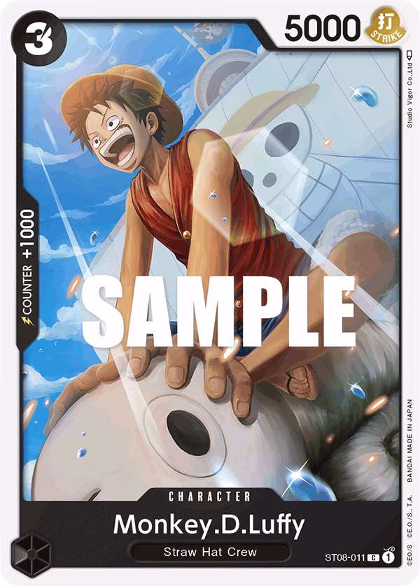 Monkey.D.Luffy One Piece card (ST08-011, Starter Deck 8: Monkey.D.Luffy)