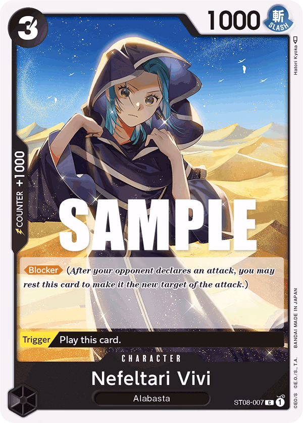 Nefeltari Vivi One Piece card (ST08-007, Starter Deck 8: Monkey.D.Luffy)