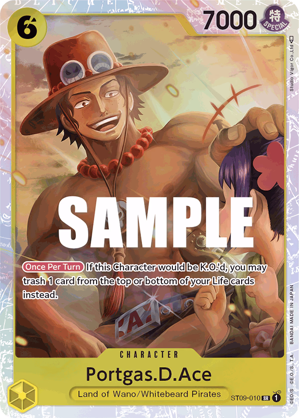 Portgas.D.Ace One Piece card (ST09-010, Starter Deck 9: Yamato)
