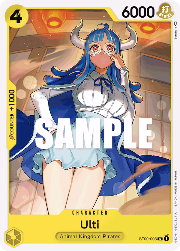 Ulti One Piece card (ST09-003, Starter Deck 9: Yamato)