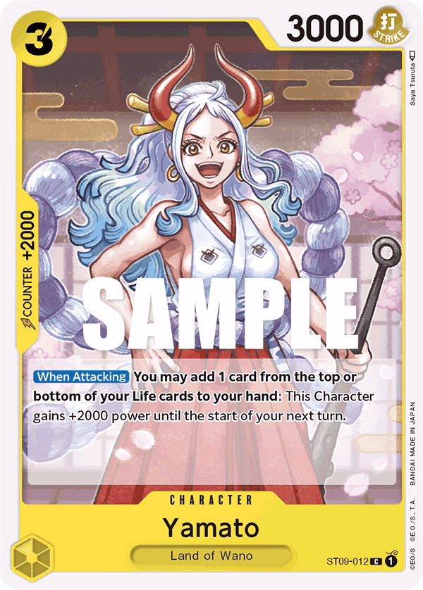 Yamato One Piece card (ST09-012, Starter Deck 9: Yamato)