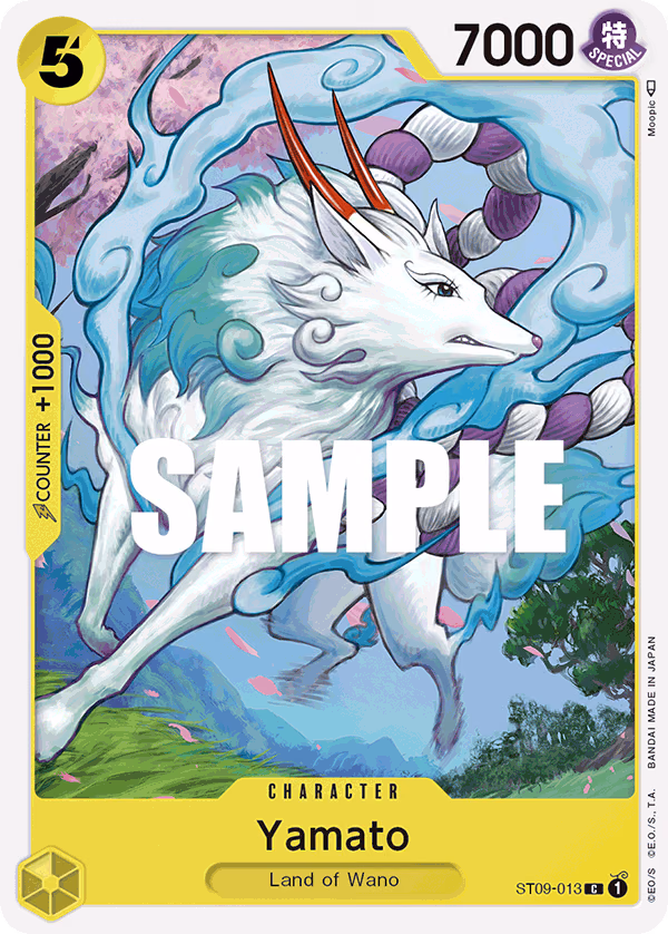Yamato One Piece card (ST09-013, Starter Deck 9: Yamato)