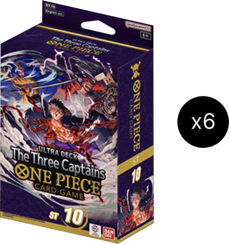 One Piece Ultra Deck: The Three Captains Display