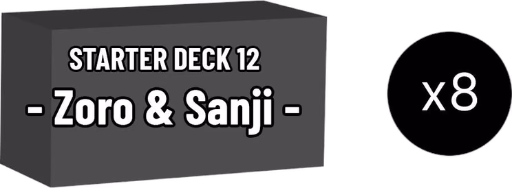 One Piece ST-12: Starter Deck 12 Zoro and Sanji Starter Deck 12: Zoro and Sanji Display Case